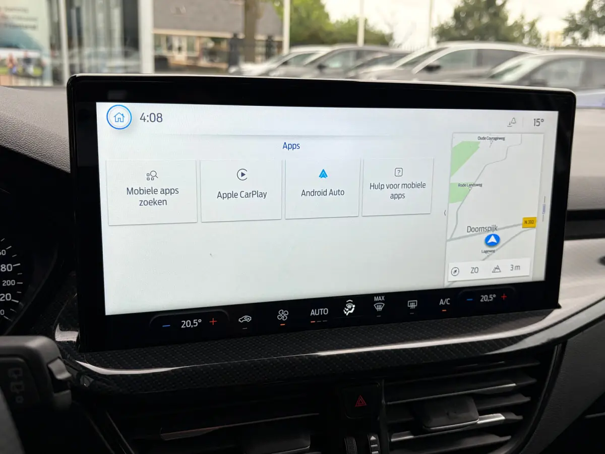 1.0 Hybrid 125 PK ST Line | NAVIGATIE + APPLE CARPLAY/ANDROID AUTO| PARKEERSENSOREN V+A| FULL LED| KEYLESS START| SPORTSTOELEN| 17" LM-VELGEN| LENDESTEUNEN VERSTELBAAR| DAB| DEALER ONDERHOUD