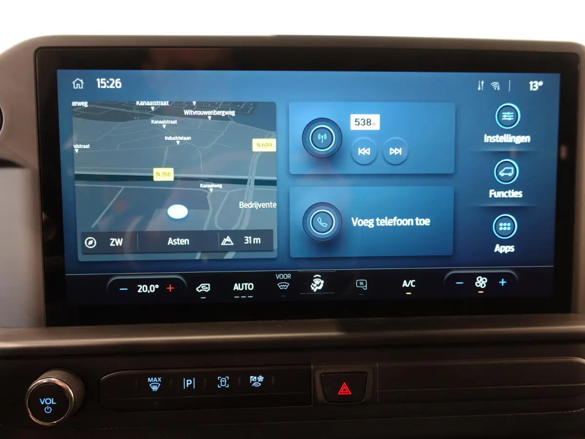 300 2.0 TDCI L2H1 Trend Nieuw Model Trekhaak Navigatie Apple CarPlay Android Auto Camera Parkeerhulp Adaptive Cruise Control Full Led Climate Control Lichtmetalen velgen