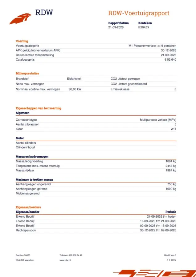 RWD 58 kWh | TREKHAAK | WARMTEPOMP | LFP | AMD RYZEN | SOH 91% | 20"