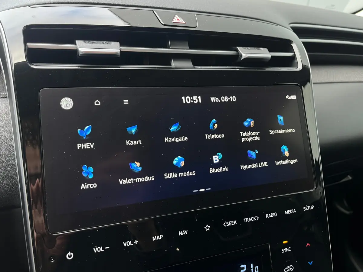1.6 T-GDI 265pk PHEV Premium 4WD | Leder | Carplay | Climate | Keyless | Navigatie | Elek. Klep | Full - Led | 360 Camera | KRELL Audio | Elek. Stoelen | 19" Lichtmetaal | Winterpakket | Sto