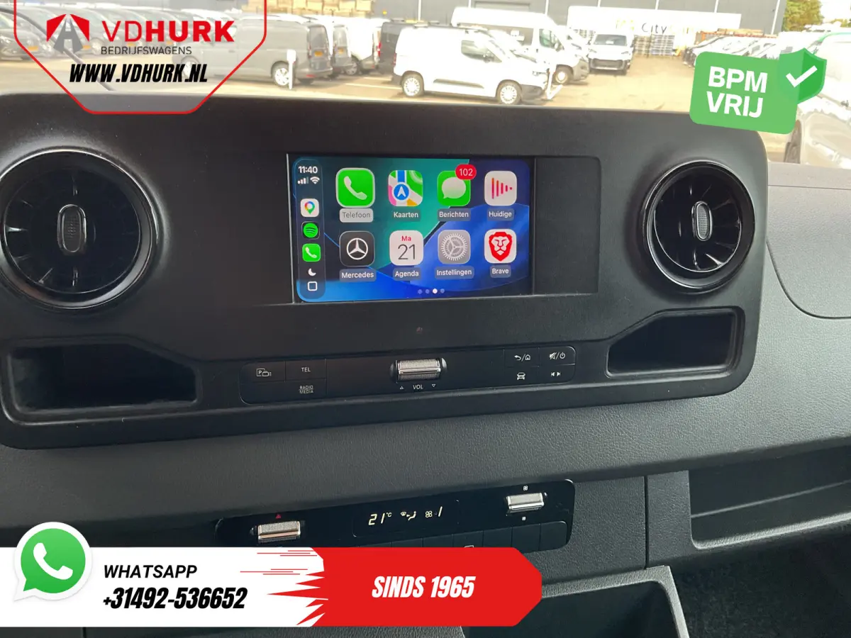 316 2.2 CDI L3H2 Carplay/ Airco/ Camera/ 17’LMV/ Sidebars