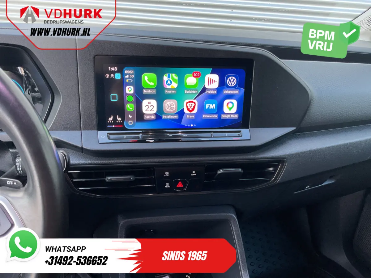 Maxi 2.0 TDI 125 pk DSG Aut. Black Edition LED/ Adapt.Cruise/ Leder/ Standkachel/ Carplay/ Stoelverw./ Virtual Cockpit/ Navi/ Airco/ Camera