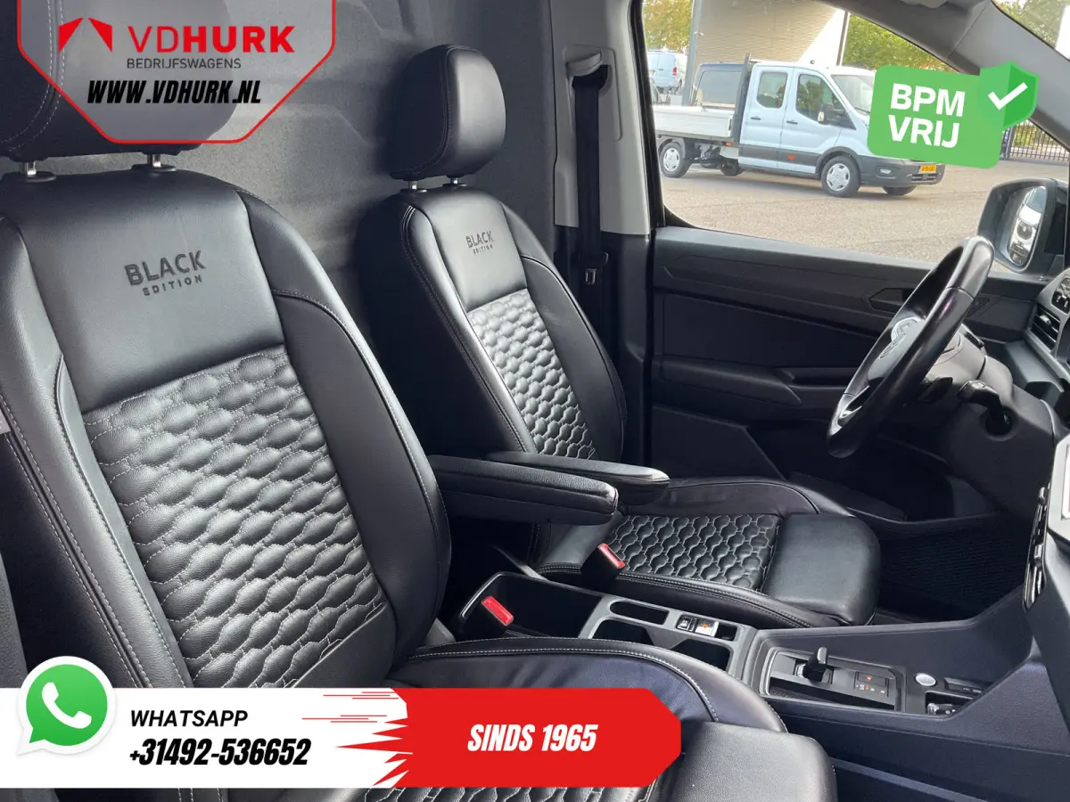 Maxi 2.0 TDI 125 pk DSG Aut. Black Edition LED/ Adapt.Cruise/ Leder/ Standkachel/ Carplay/ Stoelverw./ Virtual Cockpit/ Navi/ Airco/ Camera
