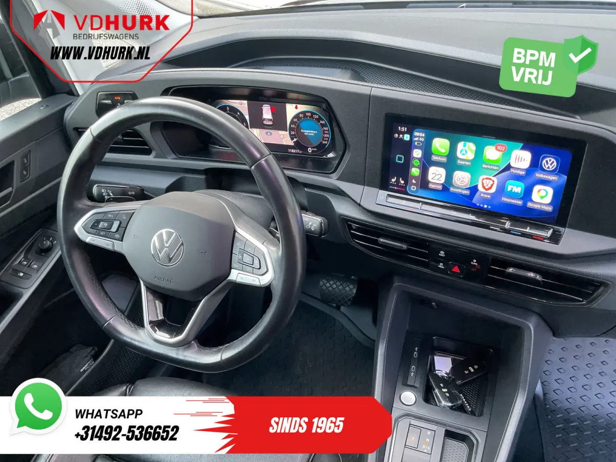 Maxi 2.0 TDI 125 pk DSG Aut. Black Edition LED/ Adapt.Cruise/ Leder/ Standkachel/ Carplay/ Stoelverw./ Virtual Cockpit/ Navi/ Airco/ Camera
