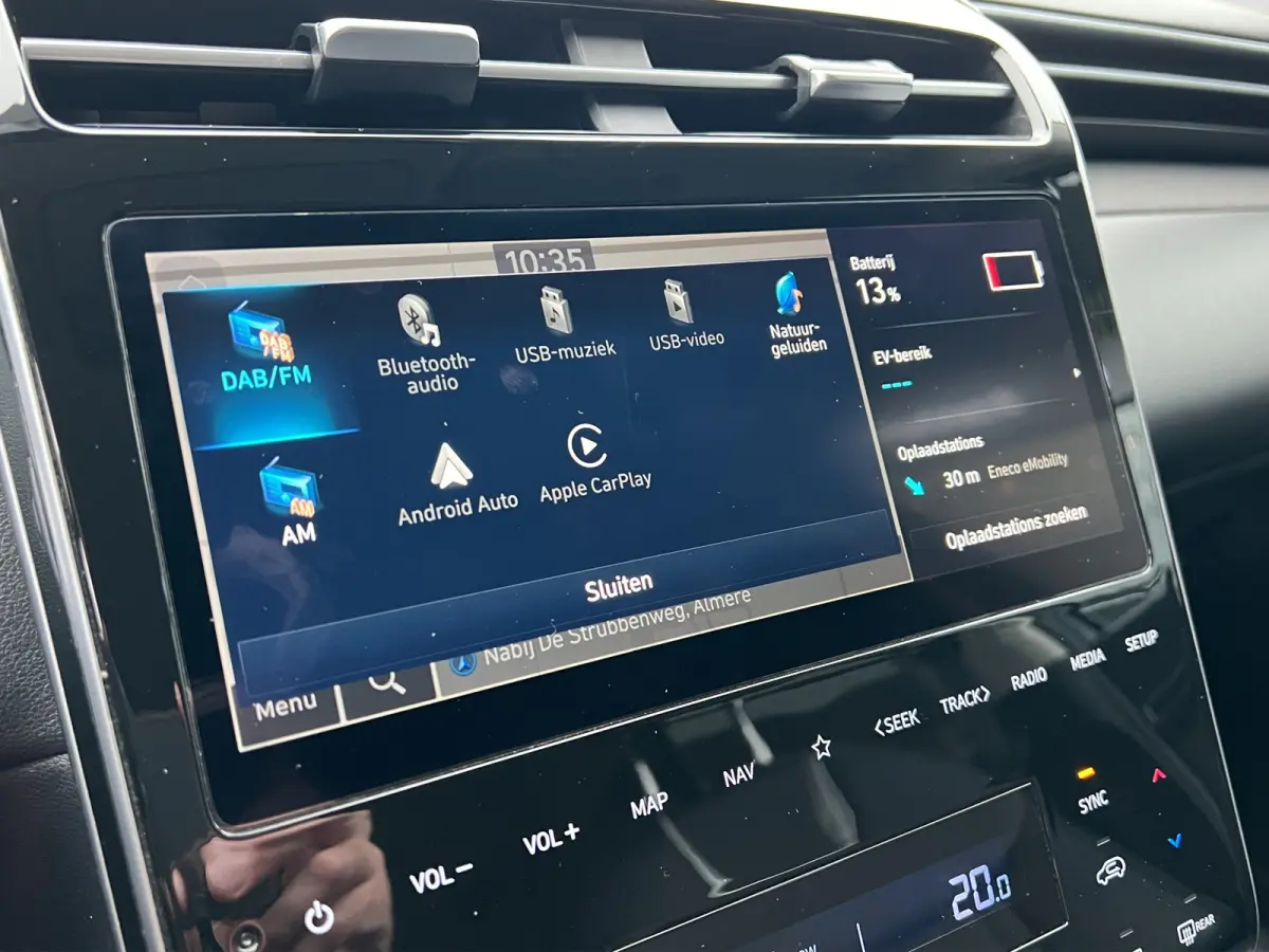 1.6 T-GDI 265pk PHEV Premium 4WD | Leder | Carplay | Climate | Keyless | Navigatie | Elek. Klep | Full - Led | 360 Camera | KRELL Audio | Elek. Stoelen | 19" Lichtmetaal | Winterpakket | Sto