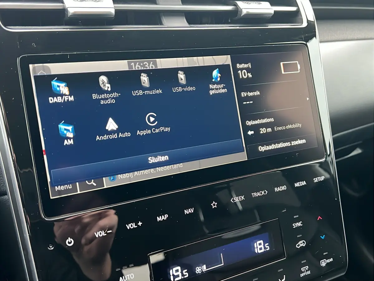 1.6 T-GDI 265pk PHEV Premium 4WD | Leder | Carplay | Climate | Keyless | Navigatie | Elek. Klep | Full - Led | 360 Camera | KRELL Audio | Elek. Stoelen | 19" Lichtmetaal | Winterpakket | Sto