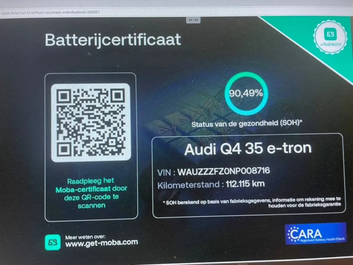 35 Launch edition 55 kWh - Digitaal Cockpit, Carplay, Camera, Stoelverw. SOH 90,49%