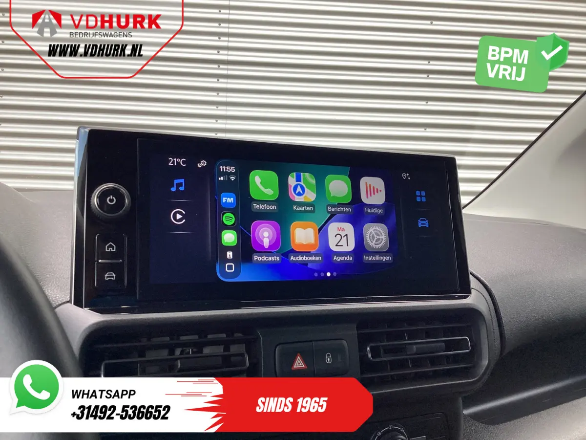e-ProAce 50 kWh 320 km WLTP L2 3Pers./ LED/ Standkachel/ Stoelverw./ Stuurverw./ Carplay/ Camera/ PDC/ Cruise/ Airco