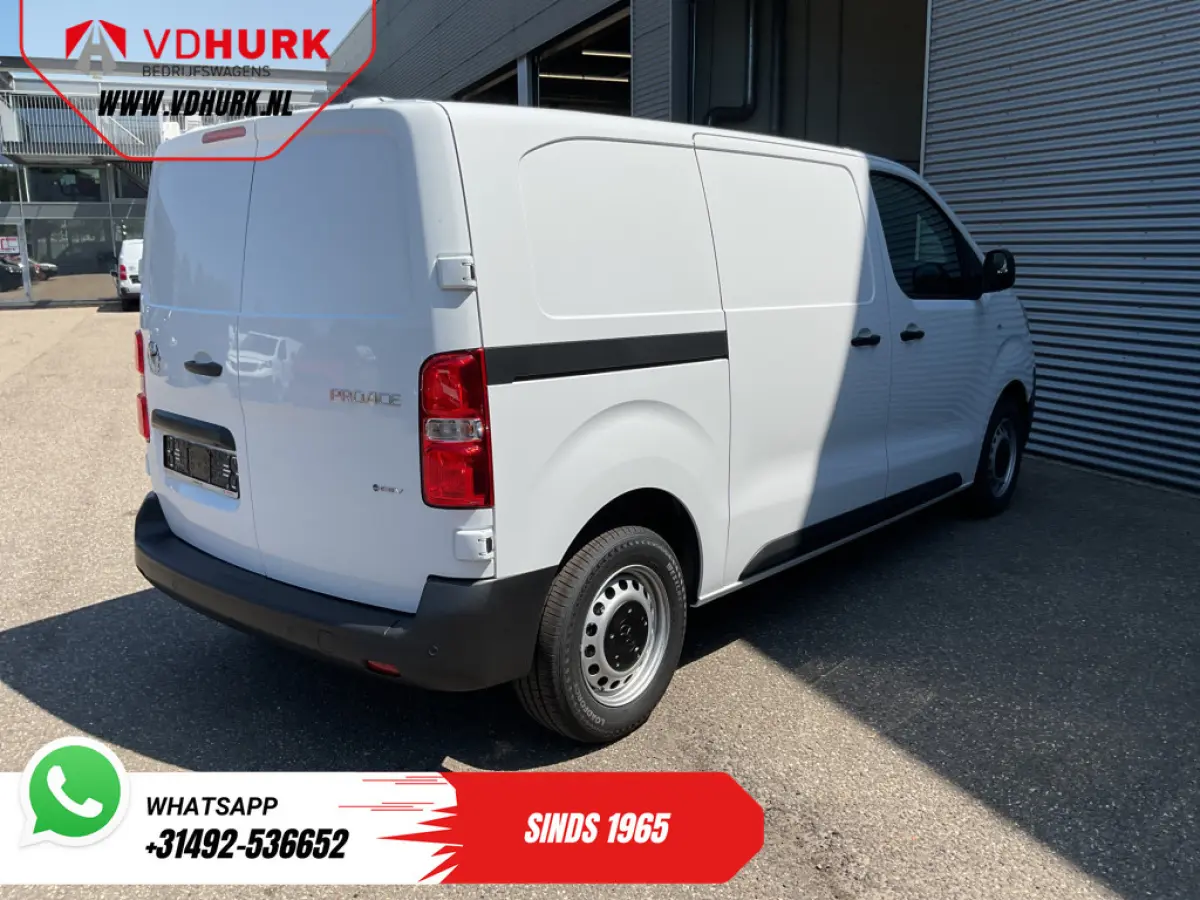 e-ProAce 50 kWh 230 km WLTP Adapt.Cruise/ Snellader/ Standkachel/ Stuurverw./ Carplay/ Airco/ Camera/ PDC