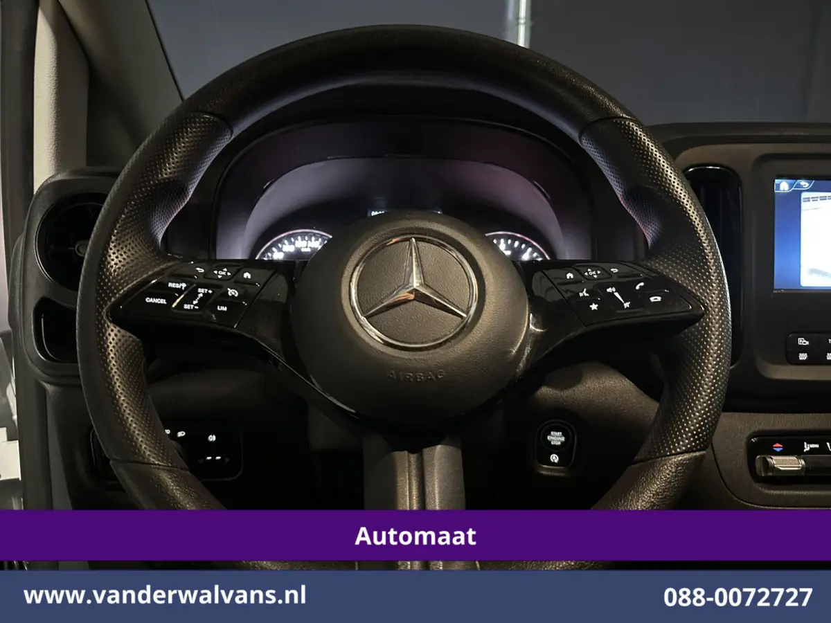 116 CDI 164pk 9G-Tronic Automaat L3H1 Euro6 Airco | Camera | Navigatie | MBUX | Cruisecontrol Stoelverwarming, Bijrijdersbank