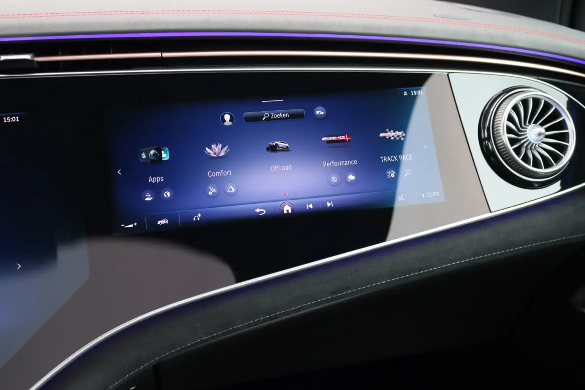 AMG 43 4MATIC Premium+ 91 kWh | Luchtvering | Hyperscreen | Achterasbesturing | Distronic+ | HUD | Burmester | Stoelventilatie | Digital Light |