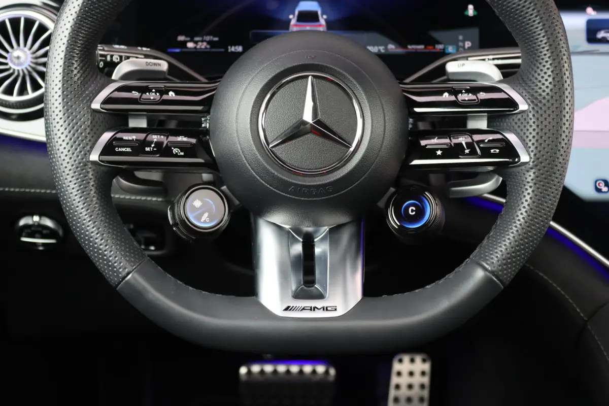 AMG 43 4MATIC Premium+ 91 kWh | Luchtvering | Hyperscreen | Achterasbesturing | Distronic+ | HUD | Burmester | Stoelventilatie | Digital Light |