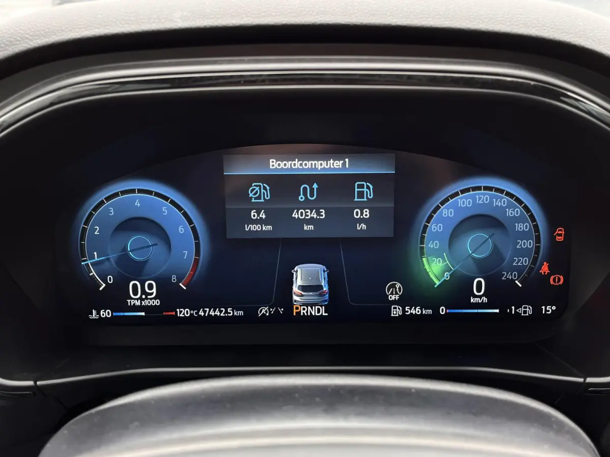 1.0 EcoBoost Hybrid ST Line X 155PK Automaat Winterpack Adaptieve Cruise Camera B&O Navi Parkeersensoren Keyless Climate Privacy Glass *Sportief*