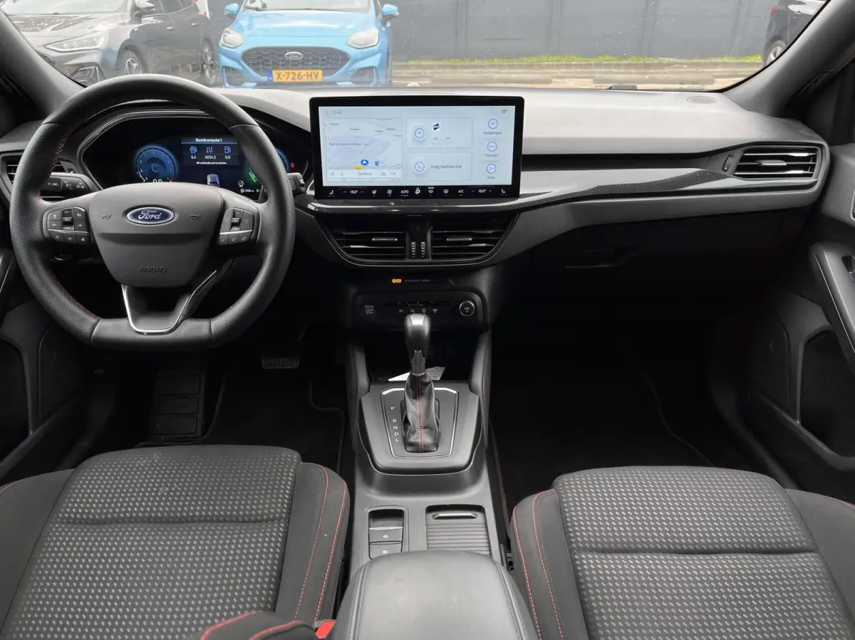 1.0 EcoBoost Hybrid ST Line X 155PK Automaat Winterpack Adaptieve Cruise Camera B&O Navi Parkeersensoren Keyless Climate Privacy Glass *Sportief*
