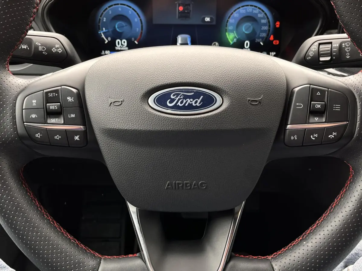 1.0 EcoBoost Hybrid ST Line X 155PK Automaat Winterpack Adaptieve Cruise Camera B&O Navi Parkeersensoren Keyless Climate Privacy Glass *Sportief*