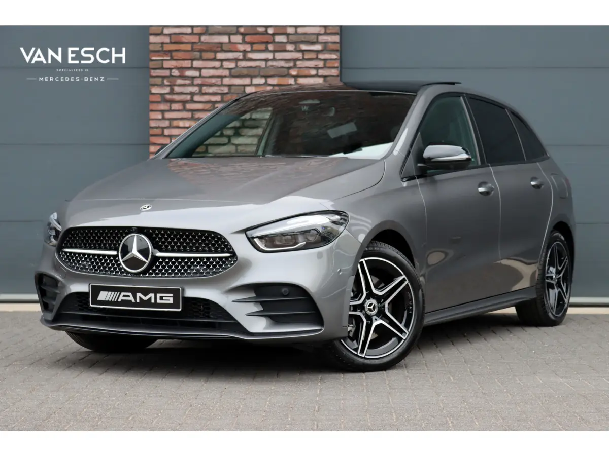 250 e AMG Line | Panoramadak | Memory | Distronic | AMG Exclusief-pakket | Trekhaak | Surround Camera | Leder | Dodehoekassistent | Mutlibeam LED |