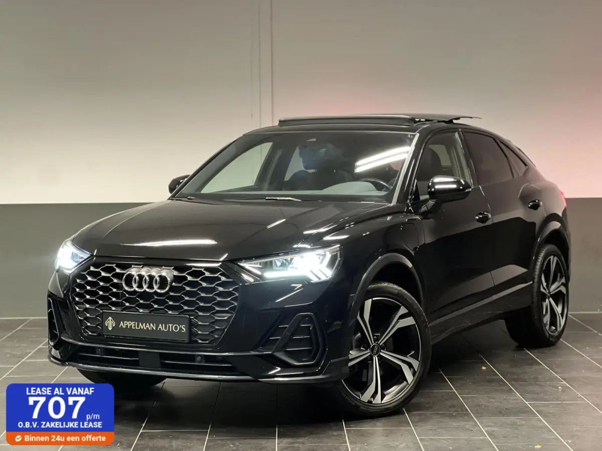 45 TFSI e 3 x S-Line|Sonos|Keyless|Dodehoek|Camera|Elektris.Kofferklep|