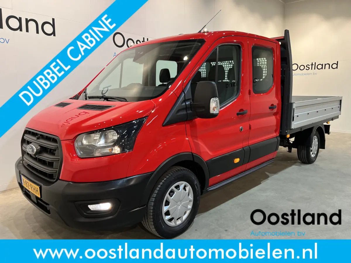 350 2.0 TDCI L3H1 130 PK DC 6 pers. Trend Open Laadbak / Euro 6 / Airco / Cruise Control / 35.000 KM !!