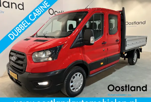 350 2.0 TDCI L3H1 130 PK DC 6 pers. Trend Open Laadbak / Euro 6 / Airco / Cruise Control / 35.000 KM !!