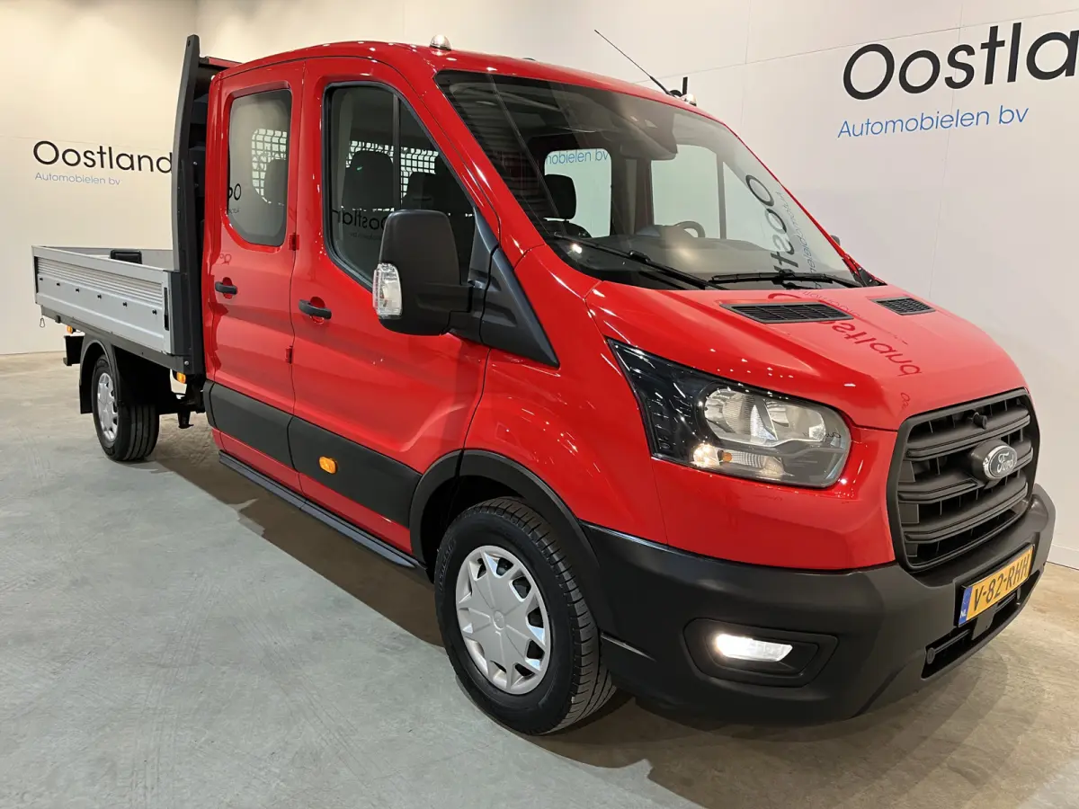 350 2.0 TDCI L3H1 130 PK DC 6 pers. Trend Open Laadbak / Euro 6 / Airco / Cruise Control / 35.000 KM !!