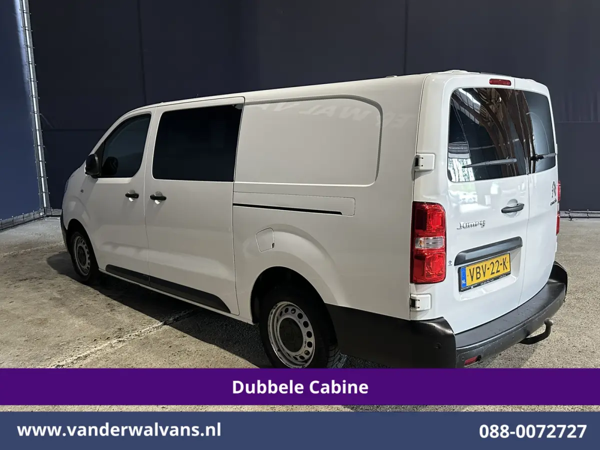 2.0 BlueHDI 123pk L3H1 Dubbele Cabine Euro6 Airco | 6-Zits | 2x Zijdeur | Camera | Navigatie | Apple Carplay Android Auto, Cruisecontrol, Parkeersensoren, 2500kg Trekhaak