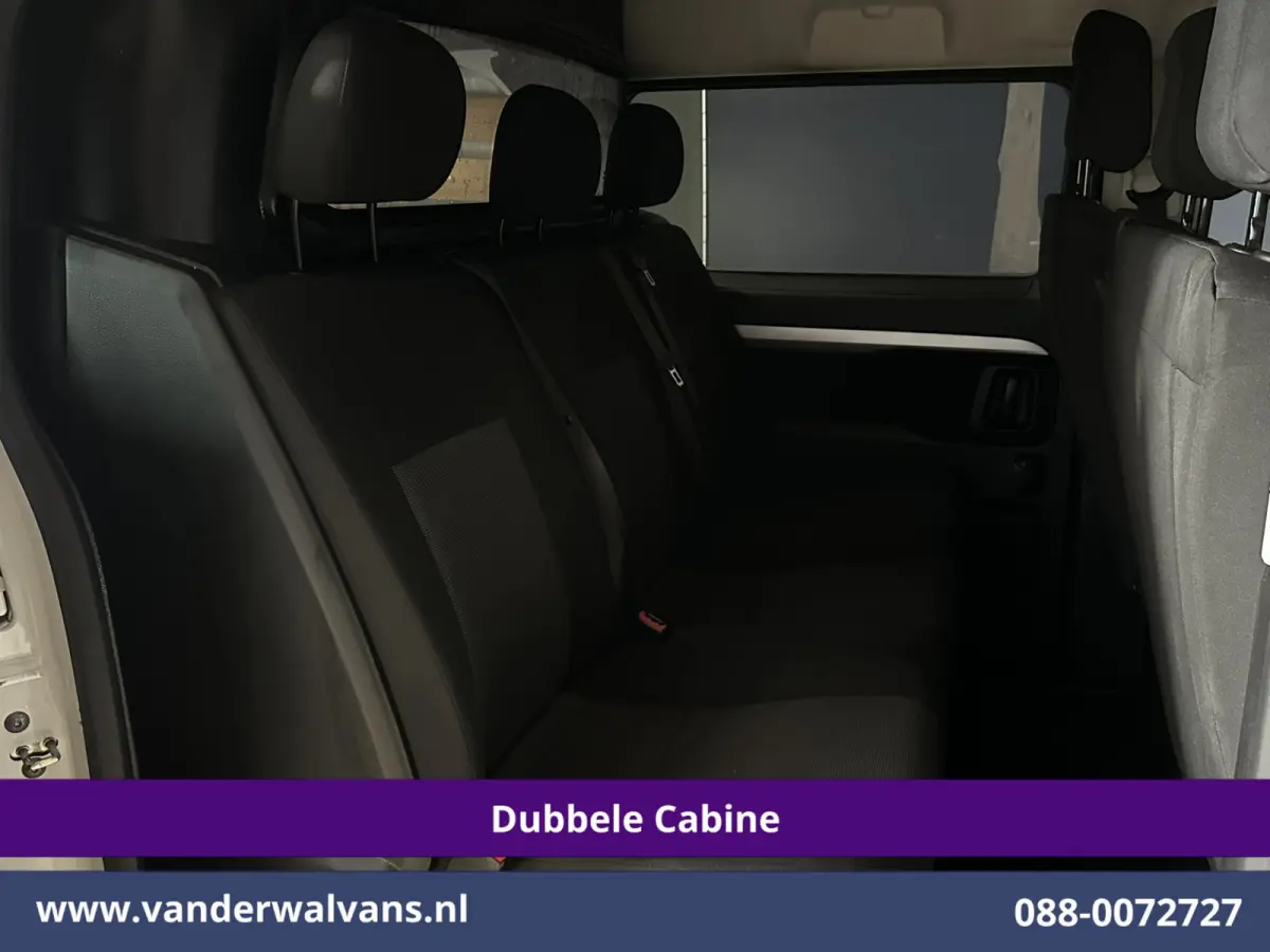 2.0 BlueHDI 123pk L3H1 Dubbele Cabine Euro6 Airco | 6-Zits | 2x Zijdeur | Camera | Navigatie | Apple Carplay Android Auto, Cruisecontrol, Parkeersensoren, 2500kg Trekhaak