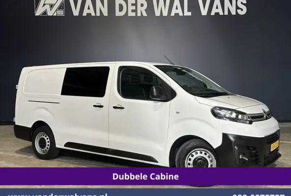 2.0 BlueHDI 123pk L3H1 Dubbele Cabine Euro6 Airco | 6-Zits | 2x Zijdeur | Camera | Navigatie | Apple Carplay Android Auto, Cruisecontrol, Parkeersensoren, 2500kg Trekhaak