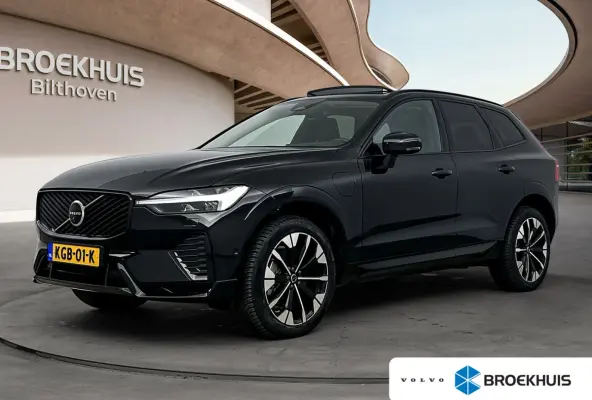 Facelift T6 Plug-in hybrid AWD Ultra Dark | 20" | Luchtvering | Trekhaak | Head-Up | Panoramadak | Elektr. verst. stoelen | Full LED | Harman Kardon | ACC | BLIS