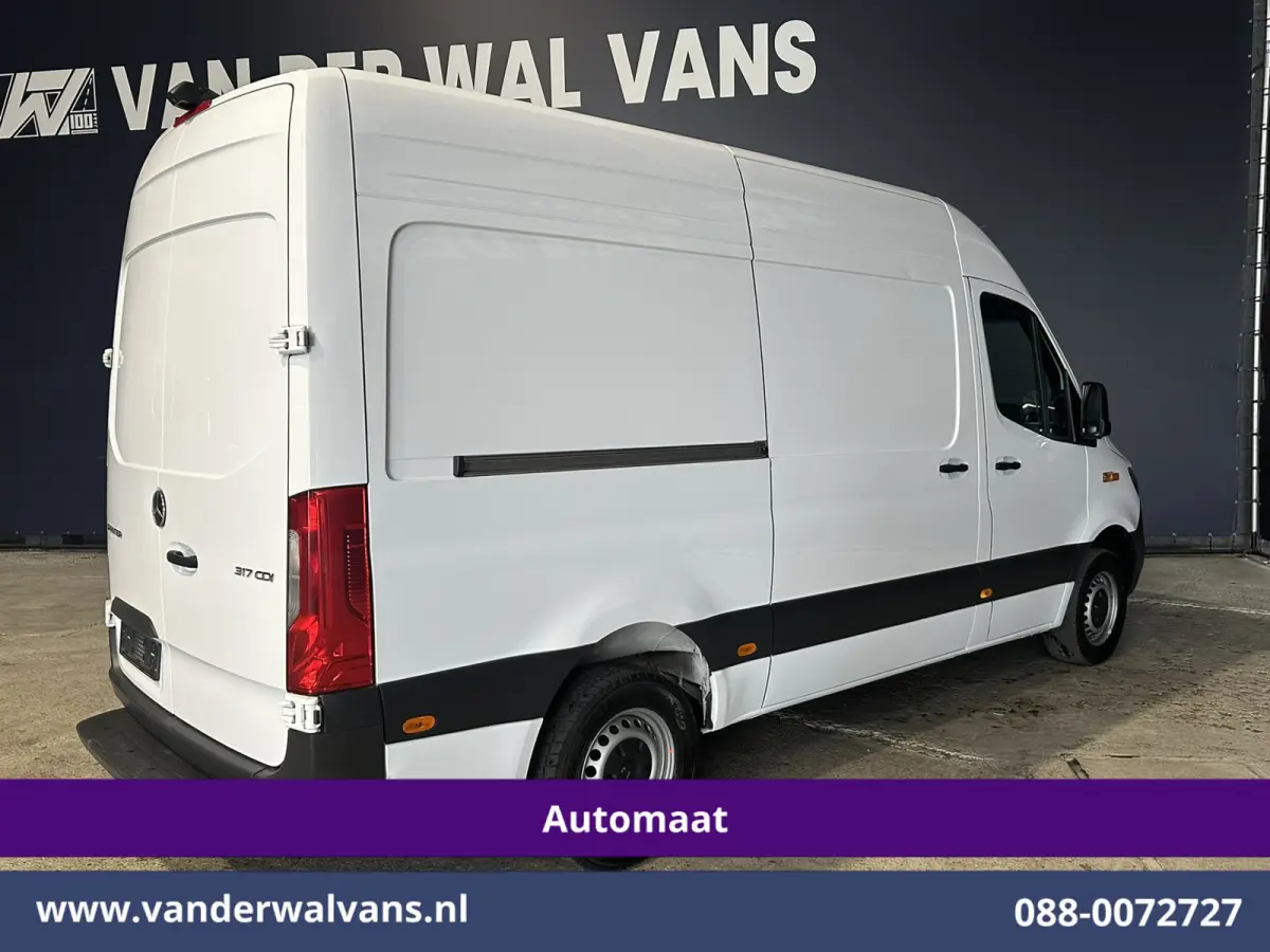 317 CDI 170pk 9G-Tronic Automaat L2H2 Euro6 Airco | Camera | Navigatie | Cruisecontrol Chauffeursstoel, Stoelverwarming, Bijrijdersbank