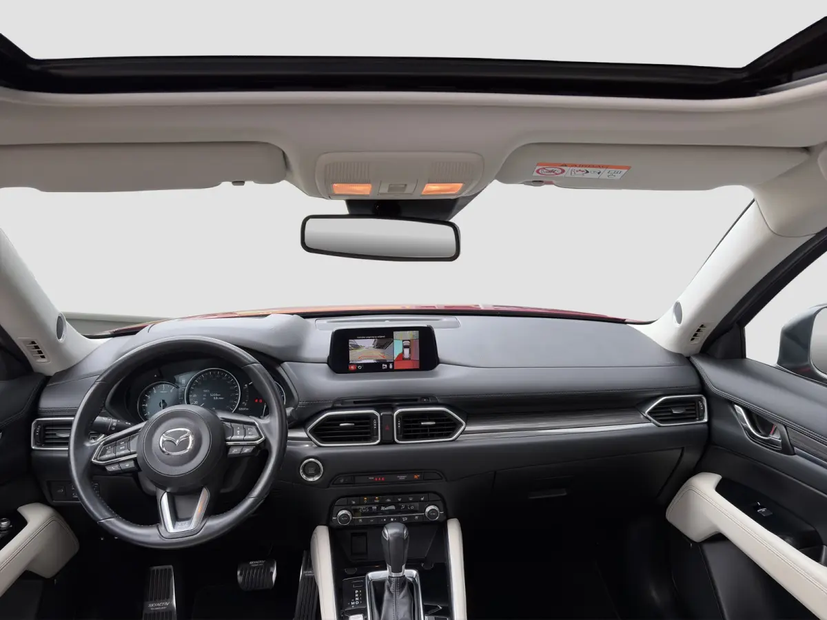 2.5 SkyActiv-G 194pk Luxury Automaat | 360 graden camera | Schuifdak | Trekhaak | Leder | Carplay | Premium audio | Adaptive cruise controle | Bestuurdersstoel met geheugen | Elektrische ach