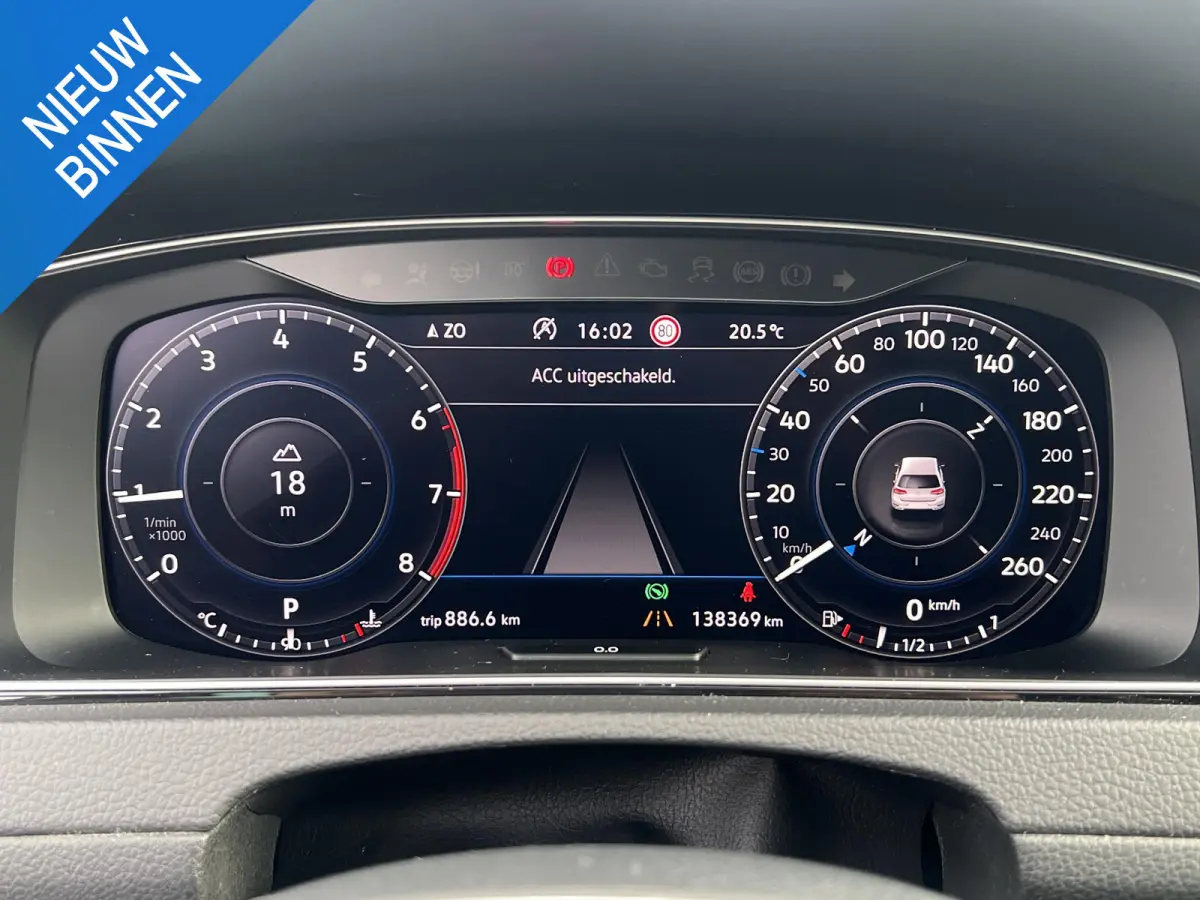 1.5 TSI Highline LED + Dynamic knipperl. achter | Virtual Cockpit | Navi & App-connect | ErgoActive stoel | Stoelverwarming | Camera | ParkAssist | Lane Assist | Blind Spot