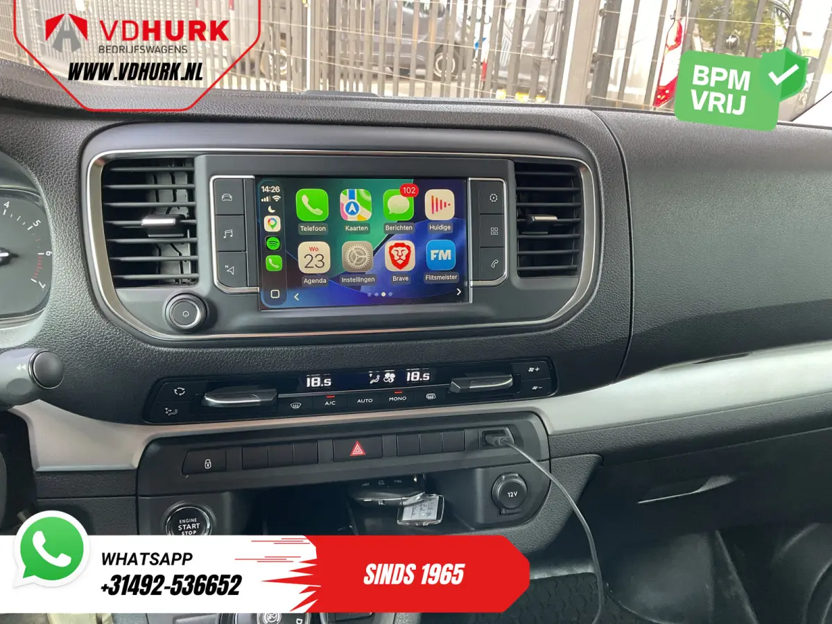 2.0 MJ 180 pk Aut. DC Dubbel Cabine Xenon/ 2x Schuifdeur/ Carplay/ Keyless/ Navi/ Climate/ Camera/ Cruise/ 17’LMV/ PDC/ DAB