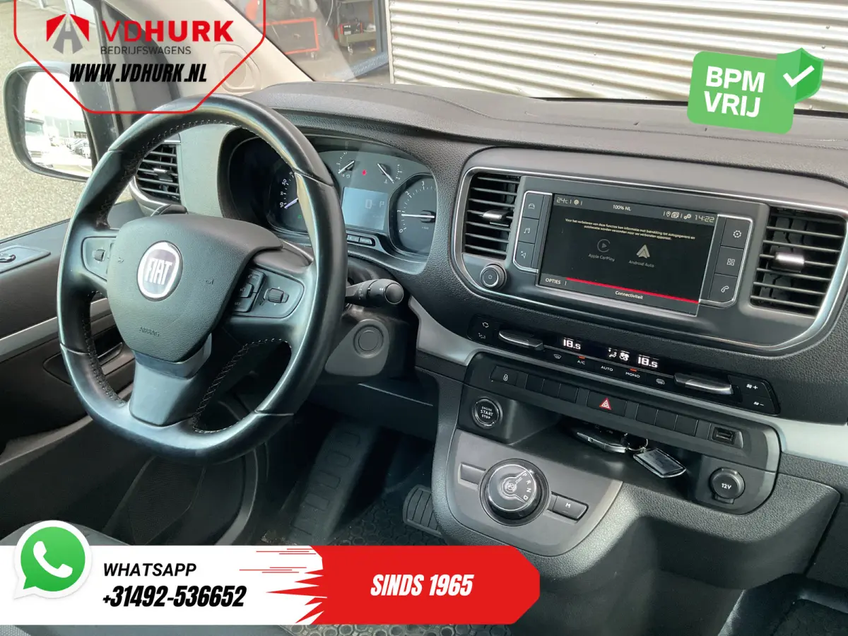 2.0 MJ 180 pk Aut. DC Dubbel Cabine Xenon/ 2x Schuifdeur/ Carplay/ Keyless/ Navi/ Climate/ Camera/ Cruise/ 17’LMV/ PDC/ DAB