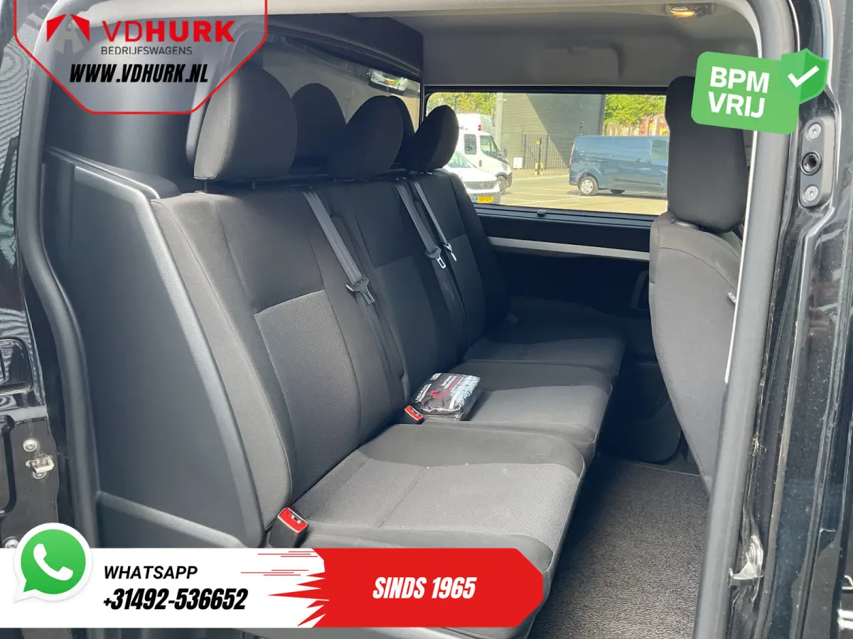 2.0 MJ 180 pk Aut. DC Dubbel Cabine Xenon/ 2x Schuifdeur/ Carplay/ Keyless/ Navi/ Climate/ Camera/ Cruise/ 17’LMV/ PDC/ DAB