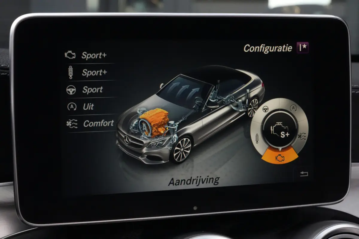 400 4MATIC AMG Prestige | 334PK | Burmester | Airscarf | 360° | Een bijzonder fraaie Mercedes-Benz C 400 4MATIC Cabriolet met de krachtige 3.0 liter V6-benzinemotor, goed voor maar liefst 3