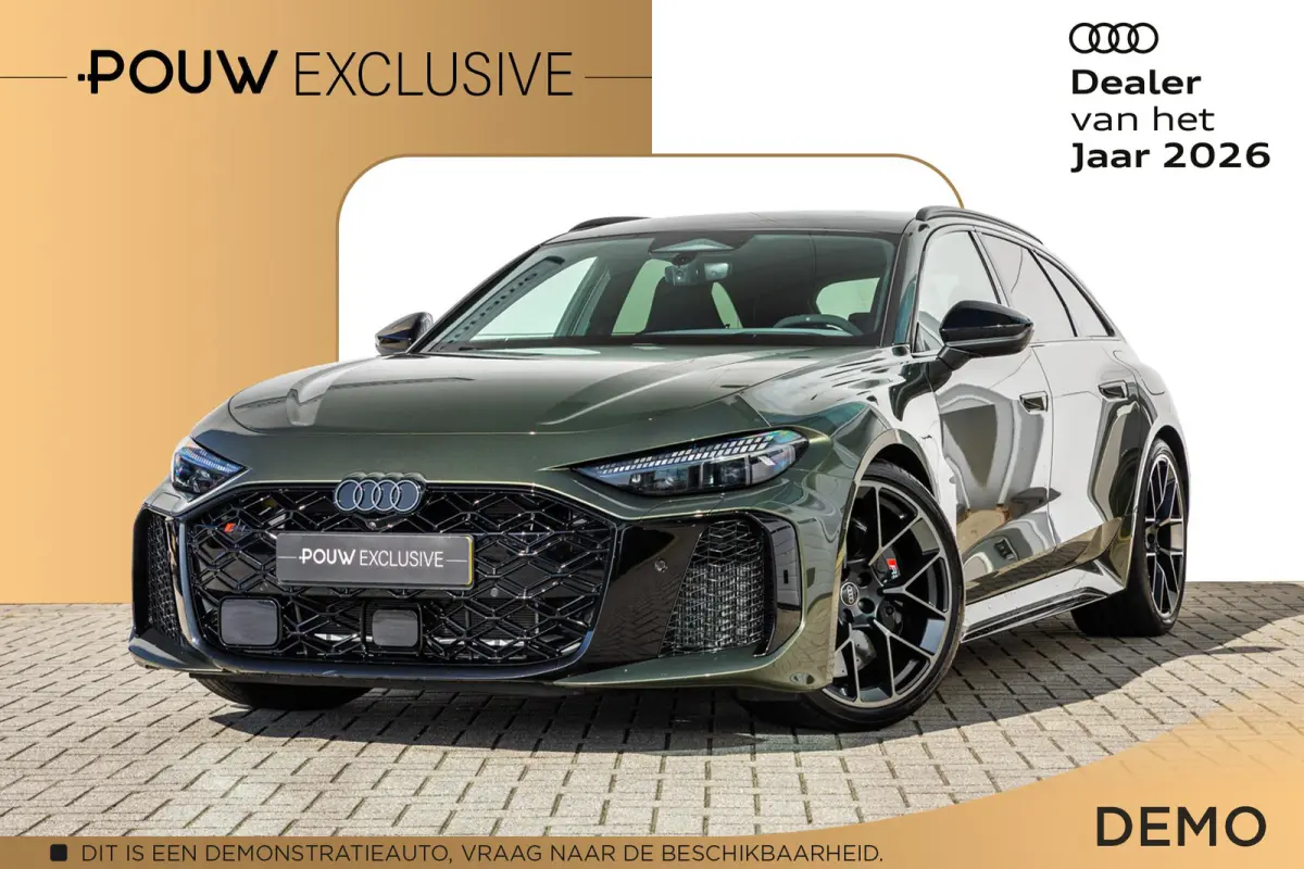 RS 5 Avant 2.9 e-hybrid 639pk quattro | Panoramadak | Audi Sportpakket | HUD | Carbon decorinleg | B&O incl. hoofdsteun