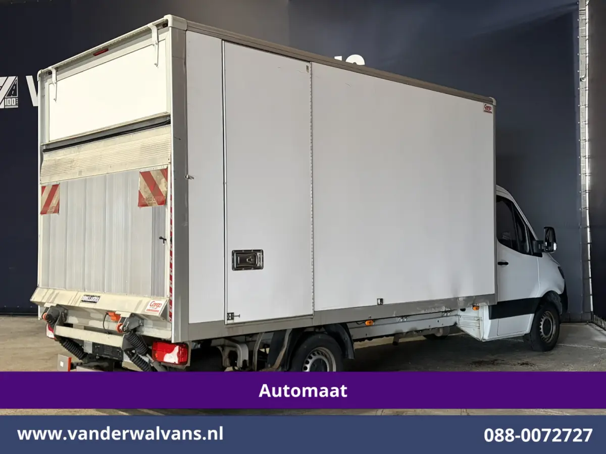315 CDI 150pk 9G-Tronic Automaat Bakwagen 22m3 KUUB Laadklep Zijdeur Euro6 Airco | LAT om LAT | Leder Bijrijdersbank