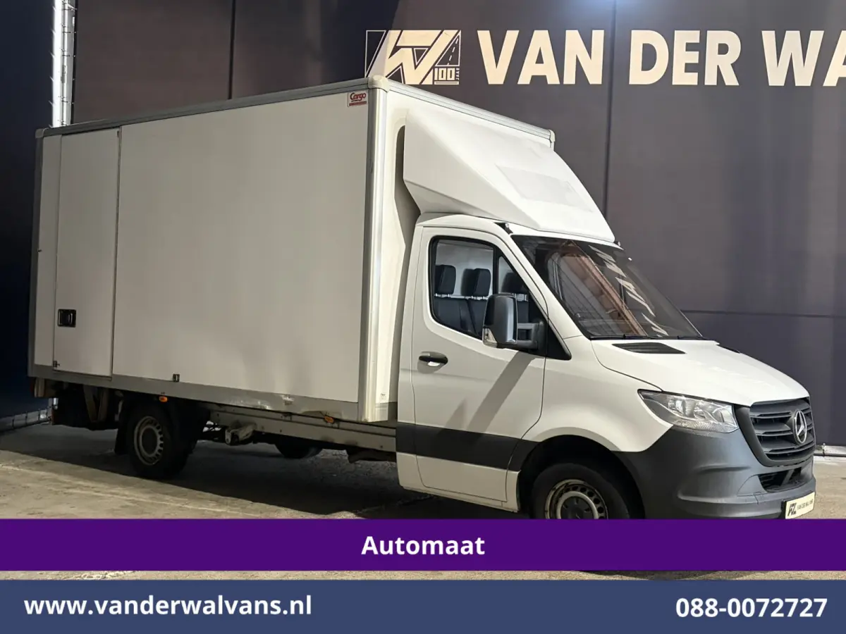 315 CDI 150pk 9G-Tronic Automaat Bakwagen 22m3 KUUB Laadklep Zijdeur Euro6 Airco | LAT om LAT | Leder Bijrijdersbank
