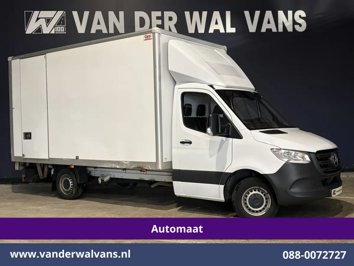 315 CDI 150pk 9G-Tronic Automaat Bakwagen 22m3 KUUB Laadklep Zijdeur Euro6 Airco | LAT om LAT | Leder Bijrijdersbank