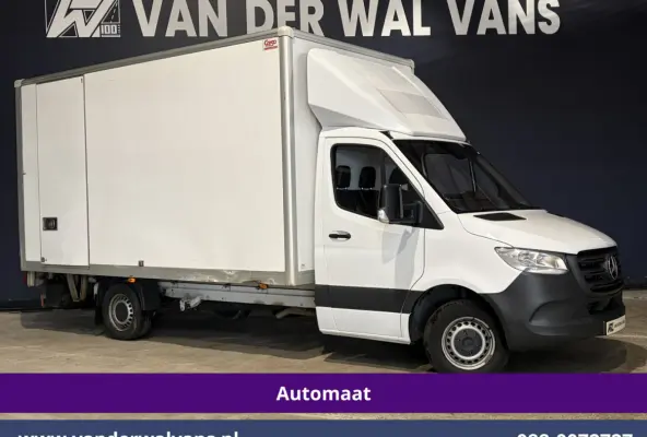 315 CDI 150pk 9G-Tronic Automaat Bakwagen 22m3 KUUB Laadklep Zijdeur Euro6 Airco | LAT om LAT | Leder Bijrijdersbank