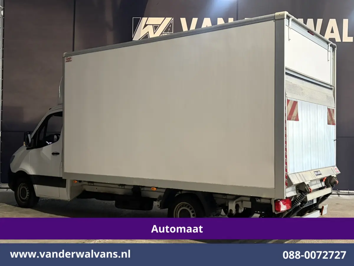 315 CDI 150pk 9G-Tronic Automaat Bakwagen 22m3 KUUB Laadklep Zijdeur Euro6 Airco | LAT om LAT | Leder Bijrijdersbank