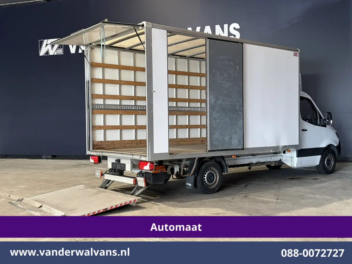 315 CDI 150pk 9G-Tronic Automaat Bakwagen 22m3 KUUB Laadklep Zijdeur Euro6 Airco | LAT om LAT | Leder Bijrijdersbank