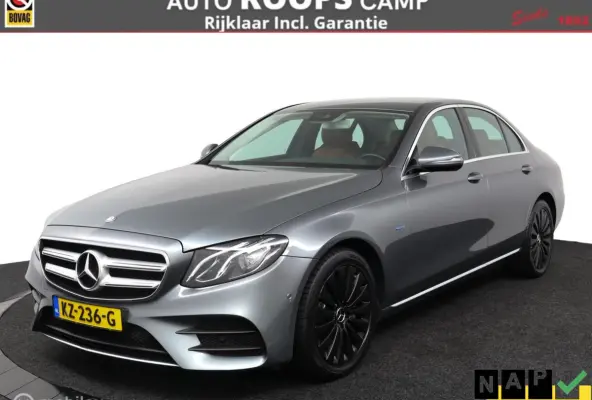 E350 e 286Pk Plug-in hydride | Gereviseerde accu | Luchtvering | Ambient Light | PDC V&A | Led verlichting | Bruin-leder | Essenhout | DEALER-STAAT