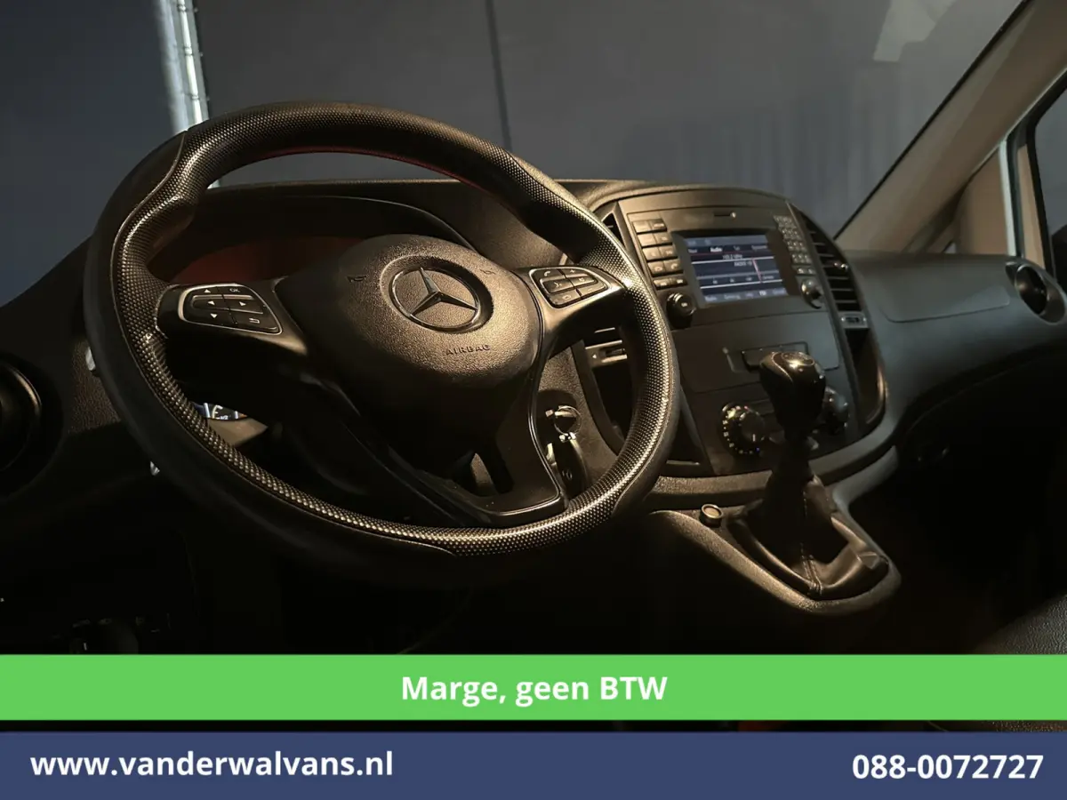111 CDI 115pk **MARGE, geen BTW** L3H1 Euro6 Airco | Camera | Navigatie | Cruisecontrol Trekhaak, Leder, Parkeersensoren, Bijrijdersbank