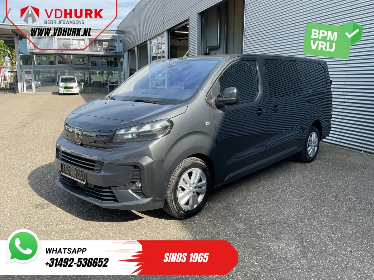 2.0 HDi 145 pk DC Dubbel Cabine LED/ Carplay/ 2x Schuifdeur/ Virtual Cockpit/ Keyless/ Climate/ Camera/ 17’LMV/ PDC/ Afn.Trekhaak
