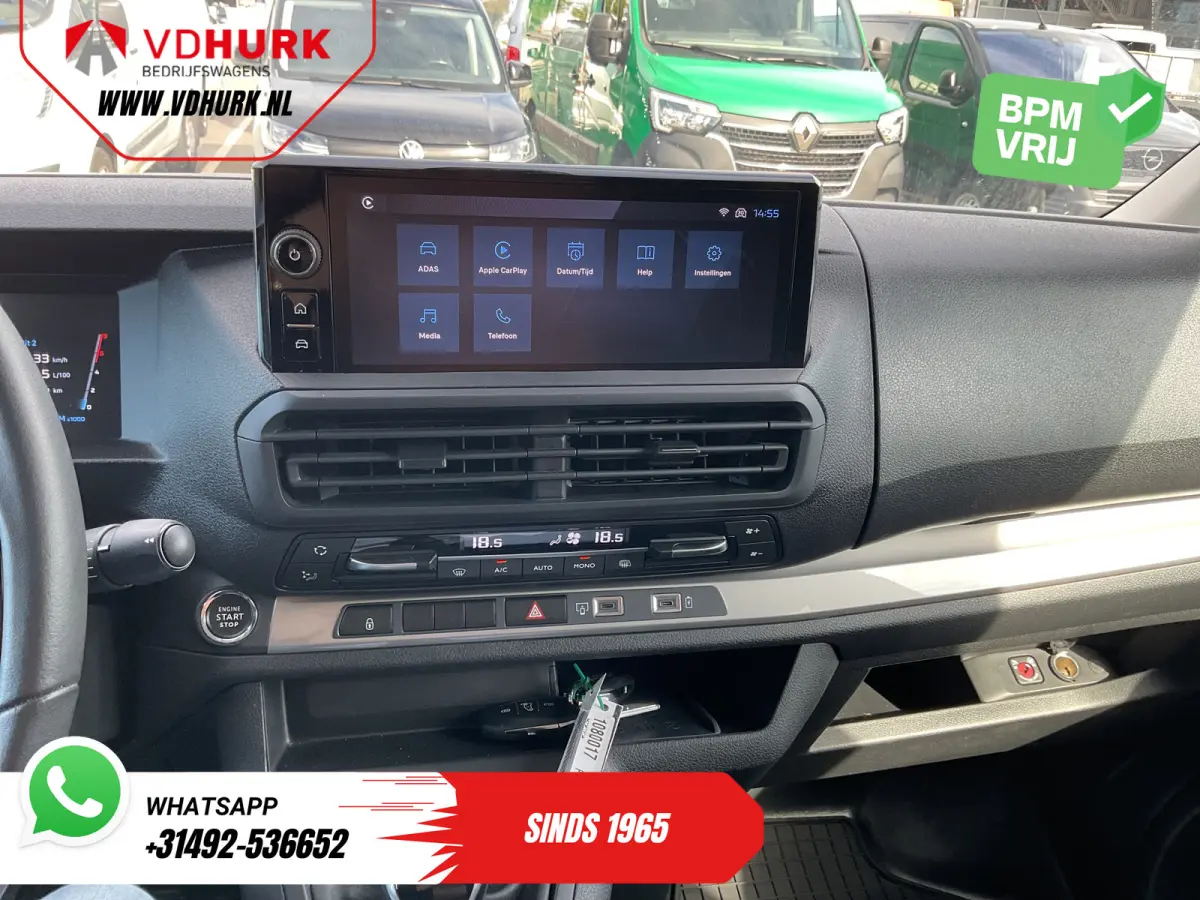 2.0 HDi 145 pk DC Dubbel Cabine LED/ Carplay/ 2x Schuifdeur/ Virtual Cockpit/ Keyless/ Climate/ Camera/ 17’LMV/ PDC/ Afn.Trekhaak