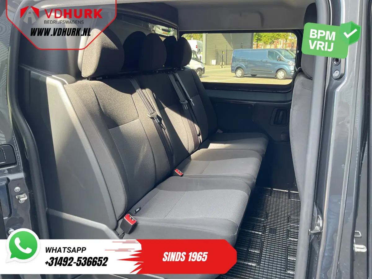 2.0 HDi 145 pk DC Dubbel Cabine LED/ Carplay/ 2x Schuifdeur/ Virtual Cockpit/ Keyless/ Climate/ Camera/ 17’LMV/ PDC/ Afn.Trekhaak