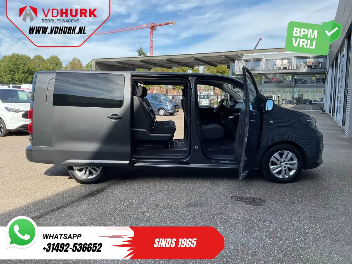 2.0 HDi 145 pk DC Dubbel Cabine LED/ Carplay/ 2x Schuifdeur/ Virtual Cockpit/ Keyless/ Climate/ Camera/ 17’LMV/ PDC/ Afn.Trekhaak