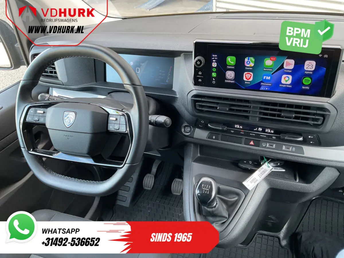 2.0 HDi 145 pk DC Dubbel Cabine LED/ Carplay/ 2x Schuifdeur/ Virtual Cockpit/ Keyless/ Climate/ Camera/ 17’LMV/ PDC/ Afn.Trekhaak