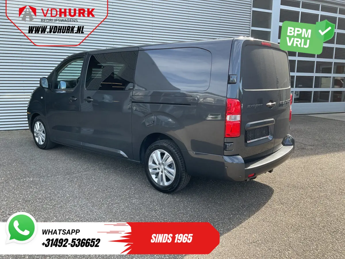 2.0 HDi 145 pk DC Dubbel Cabine LED/ Carplay/ 2x Schuifdeur/ Virtual Cockpit/ Keyless/ Climate/ Camera/ 17’LMV/ PDC/ Afn.Trekhaak
